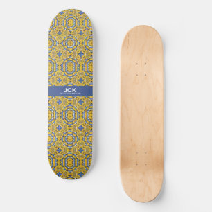 Volume eleven's kaleidoscope art nineteen skateboard