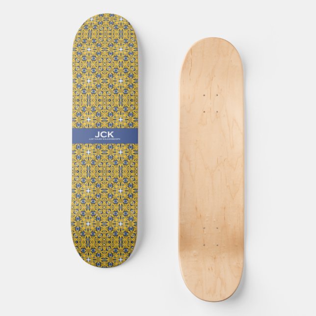 Volume eleven's kaleidoscope art thirty-one skateboard (Front)