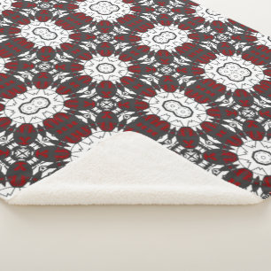 Volume four's kaleidoscope art fifteen sherpa blanket