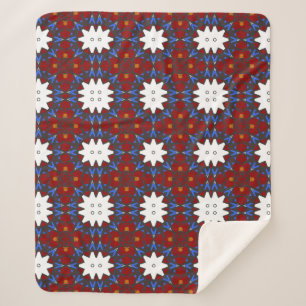 Volume four's kaleidoscope art thirteen sherpa blanket