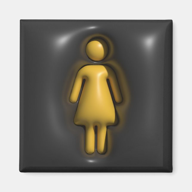 Volume, girl, woman magnet (Front)