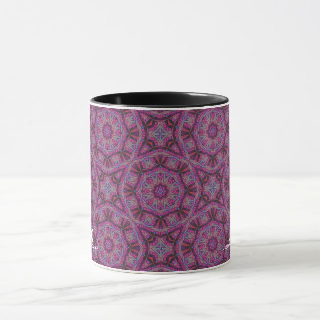 Volume nine's kaleidoscope art thirty-two mug (Center)