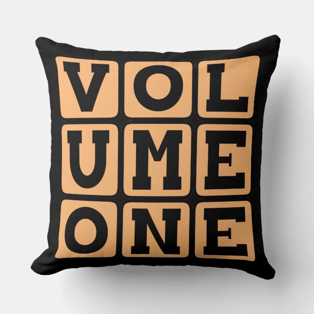 Volume One, First Volume Cushion (Front)