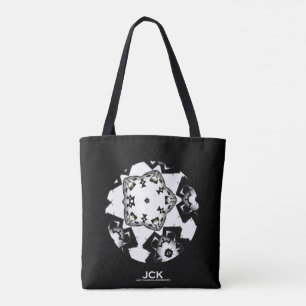 Volume one's kaleidoscope art eight tote bag