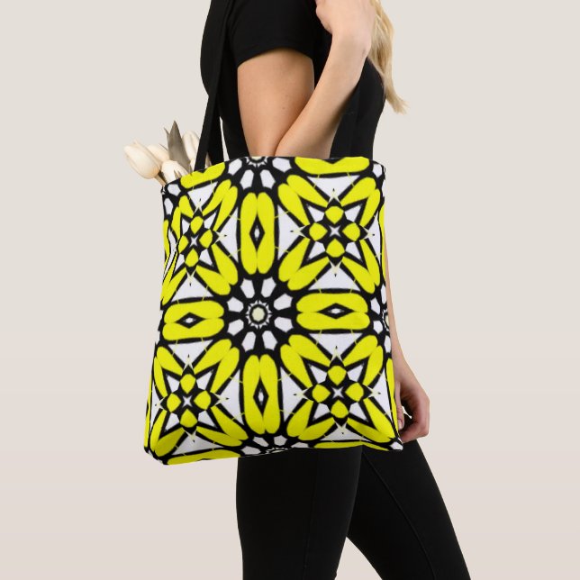 Volume one's kaleidoscope art fifty-four tote bag (Close Up)