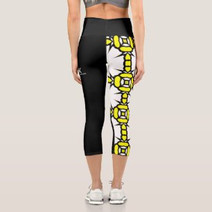 Volume one's kaleidoscope art fourteen capri leggings