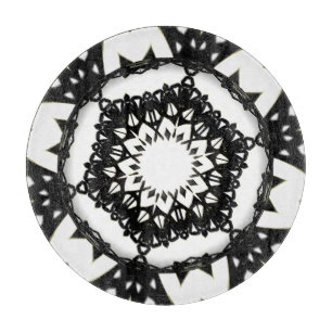 Volume one's kaleidoscope art nine cutting board