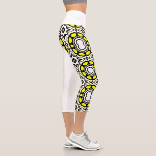 Volume one's kaleidoscope art nineteen capri leggings