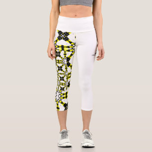 Volume one's kaleidoscope art one capri leggings