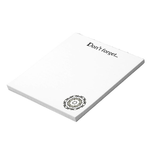 Volume one's kaleidoscope art one notepad (Rotated)