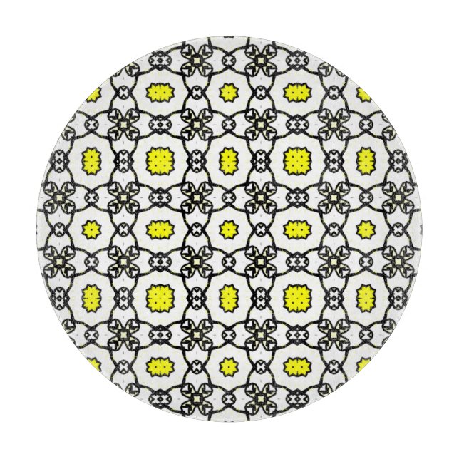 Volume one's kaleidoscope art seven cutting board (Front)