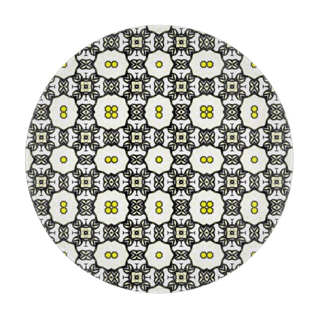 Volume one's kaleidoscope art six cutting board (Front)