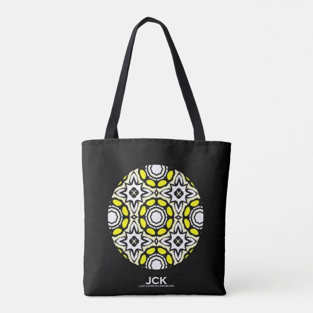 Volume one's kaleidoscope art sixty-three tote bag (Back)