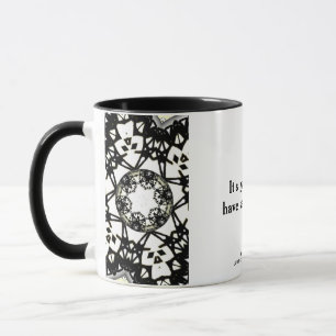 Volume one's kaleidoscope art three mug