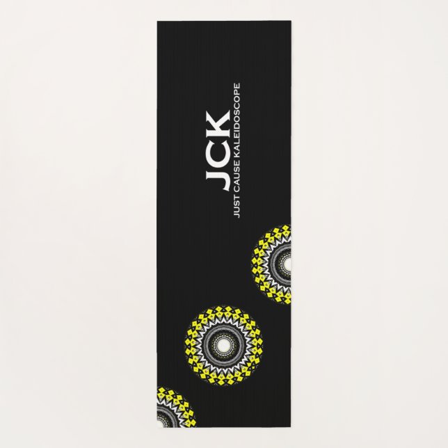 Volume one's kaleidoscope art twenty-five yoga mat (Back)