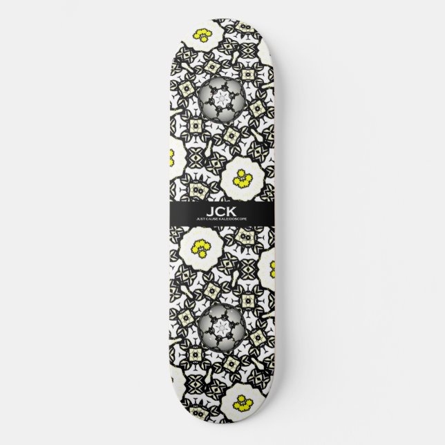 Volume one's kaleidoscope art two skateboard (Front)