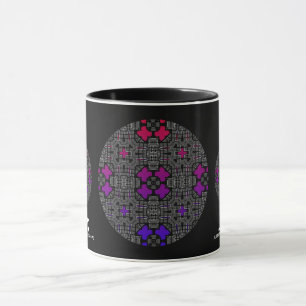 Volume thirteen's kaleidoscope art one mug