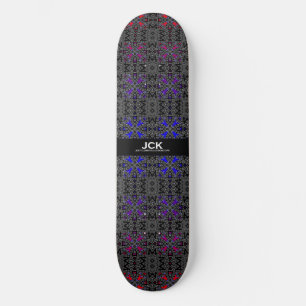 Volume thirteen's kaleidoscope art twelve skateboard