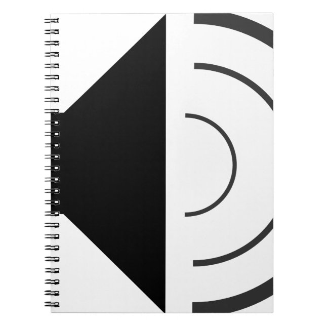 Volume up Speaker Notebook (Front)