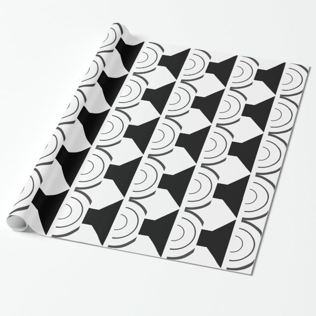 Volume up Speaker Wrapping Paper (Unrolled)