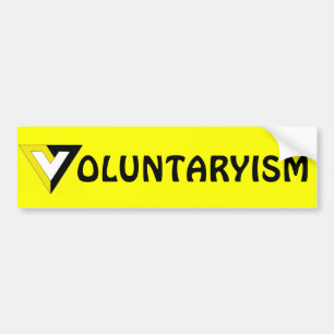 Voluntaryism Bumper Sticker