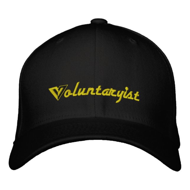 Voluntaryist Embroidered Hat (Front)