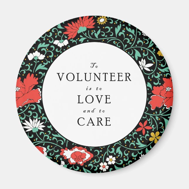 Volunteer Appreciation Gift Magnet (Front)