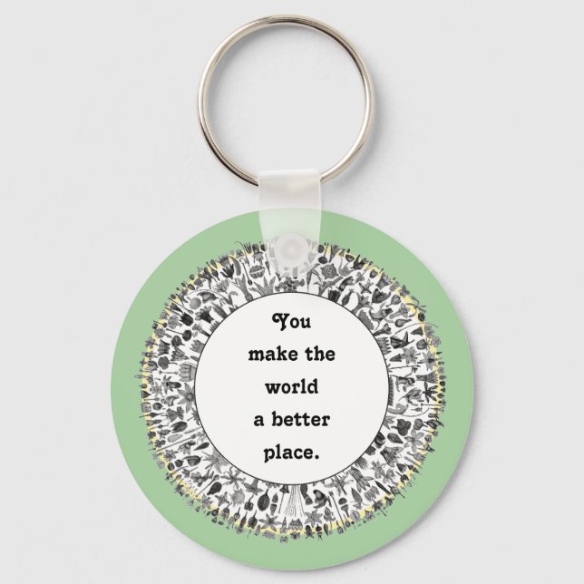 Volunteer Appreciation Gifts Key Ring (Front)