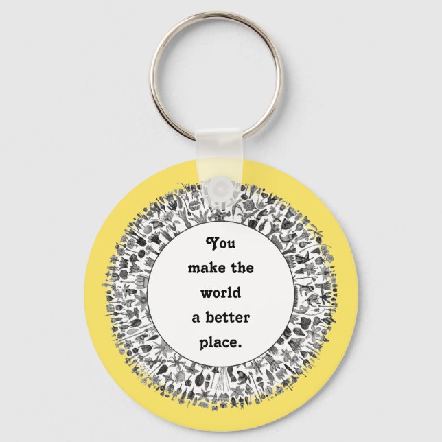 Volunteer Appreciation Gifts Key Ring (Front)