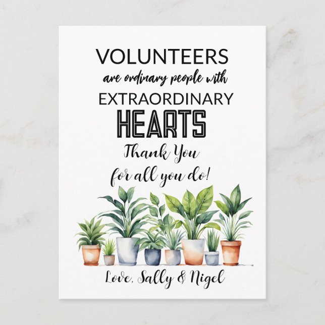 volunteer appreciation week postcard (Front)