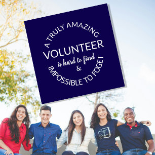 Volunteer Appreciation Week Sign   Thank You Volun Square Business Card