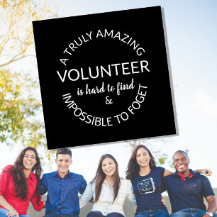 Volunteer Appreciation Week Sign   Thank You Volun Square Business Card