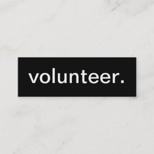Volunteer Business Card
