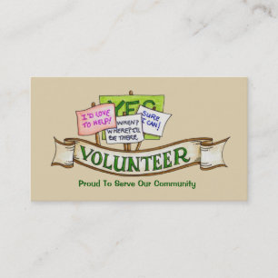 Volunteer Business Card