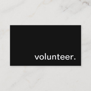 Volunteer Business Card