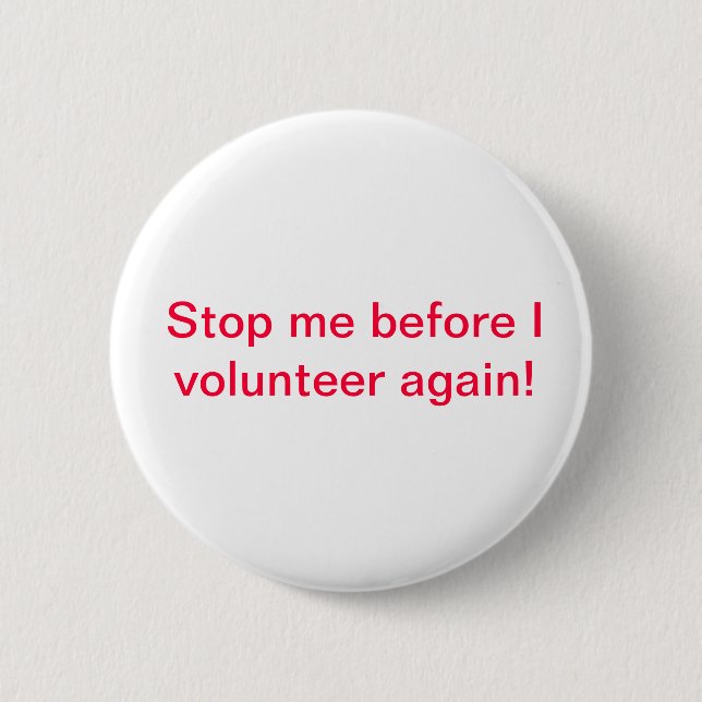 Volunteer button (Front)