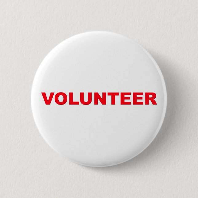 Volunteer Button (Front)