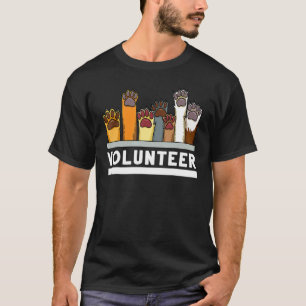 Volunteer Dog Rescue Supporter Animal T-Shirt