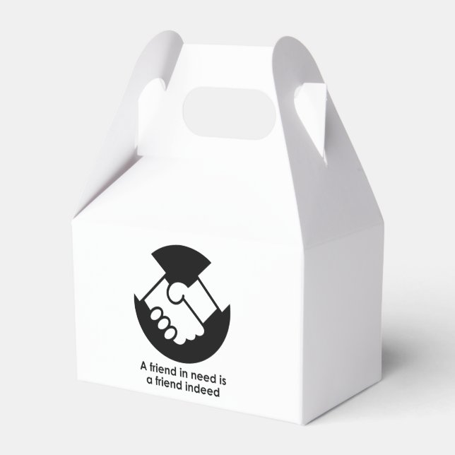 Volunteer Favour Box (Front Side)