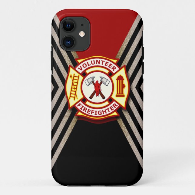 Volunteer Firefighter Case-Mate iPhone Case (Back)