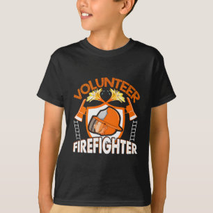 Volunteer Firefighter Fireman Gift Proud Firefight T-Shirt