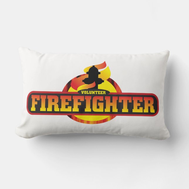 Volunteer firefighter pillow (Front)