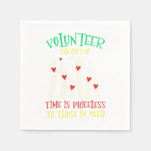 Volunteer Heart Vlunteers Volunteering Kindness Ch Napkin