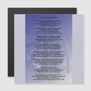 Volunteer Heroes Magnetic Card