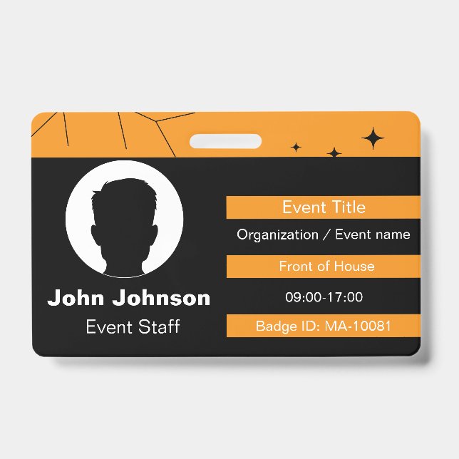 Volunteer ID Badge (Front)
