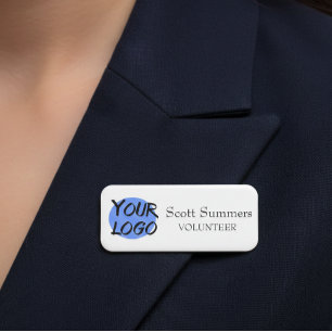 Volunteer Logo Custom Name Tag