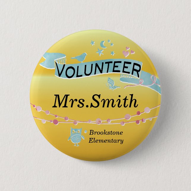 Volunteer Management Button (Front)