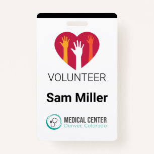 Volunteer Medical Office ID Badge