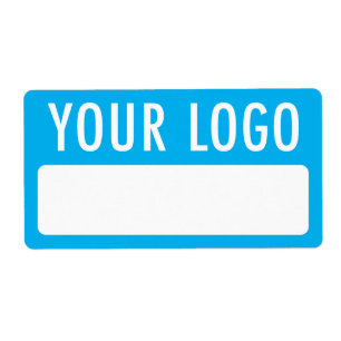 Volunteer Name Stickers with Logo Write On Badge