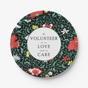Volunteer Party Luncheon Paper Plate